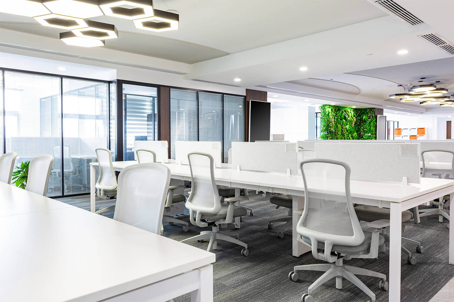 White Stellar Office Chair Ergonomic - Comfort Furniture