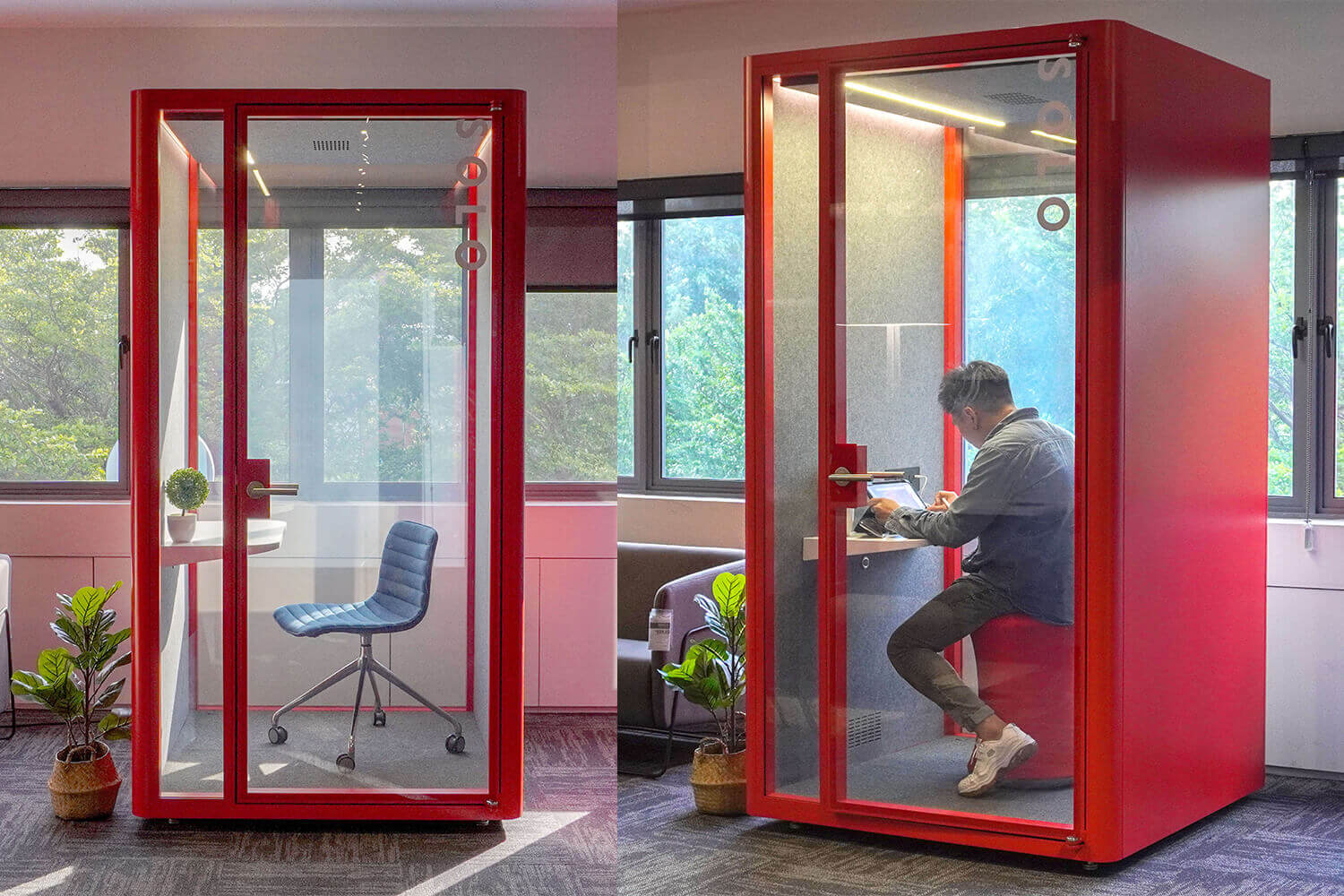 Lull Solo Privacy Office Pod Solo Work Focus - Comfort Furniture