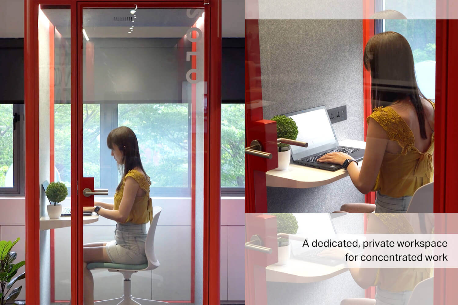 Lull Solo Privacy Pod Office for Solo Work - Comfort Furniture