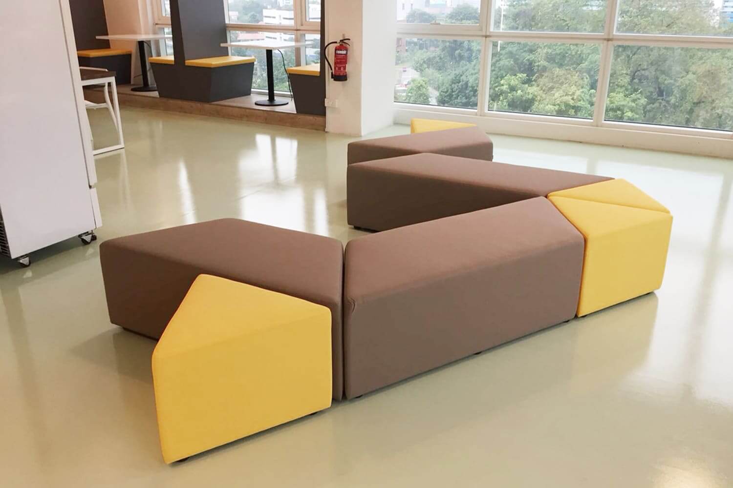 Modular Rio Trapezium Pouf - Comfort Furniture