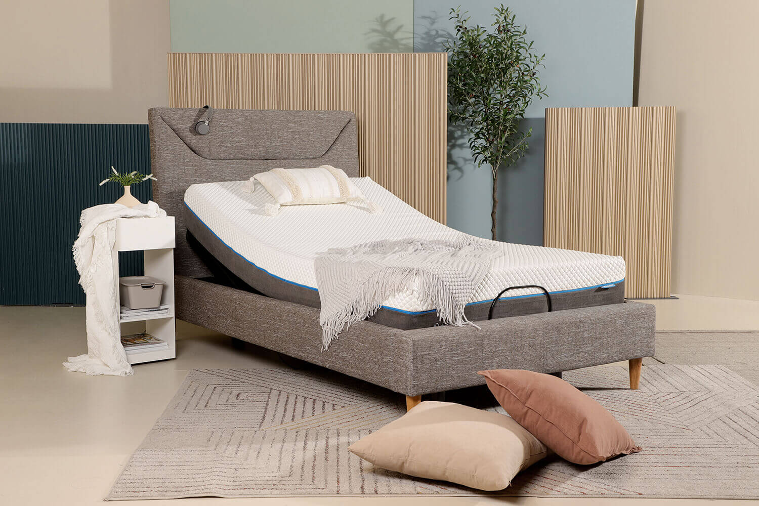 Anti Snore Position Braxton Adjustable Bed 1 - Comfort Furniture