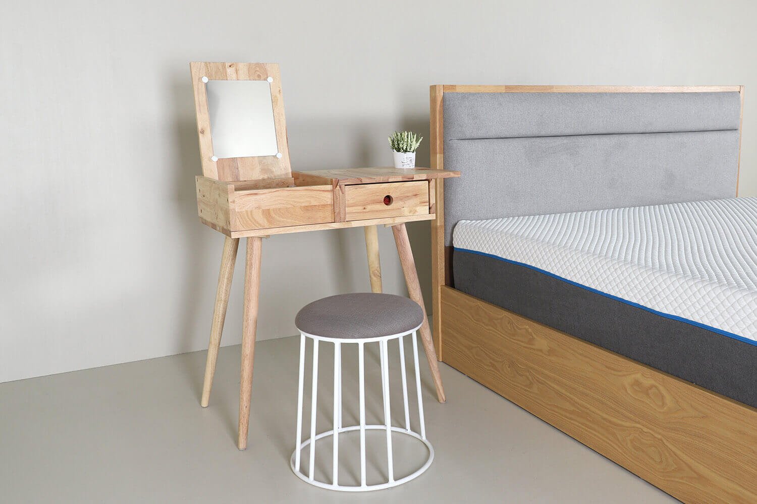 Ballet Dresser and Mirror Study Desk 1 - Comfort Furniture