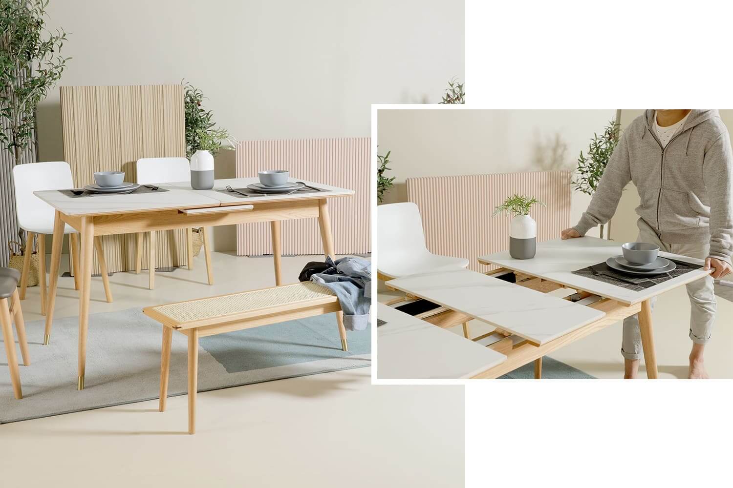 Berg Extendable Dining Table - Comfort Furniture