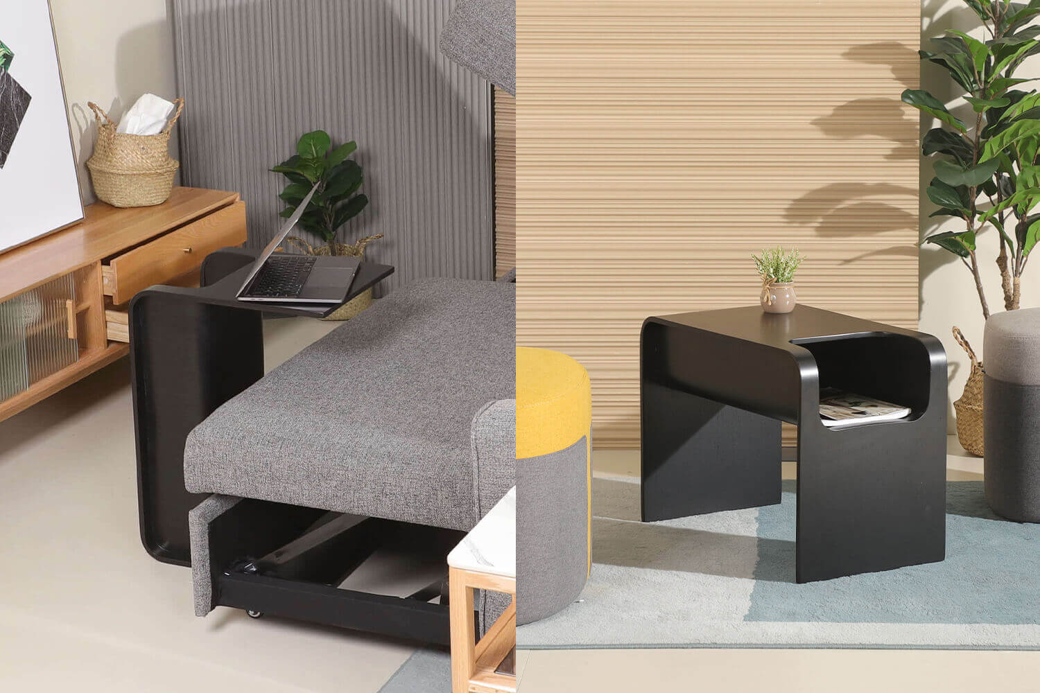 Delilah Coffee Table Slot Under Slim Base 1 - Comfort Furniture
