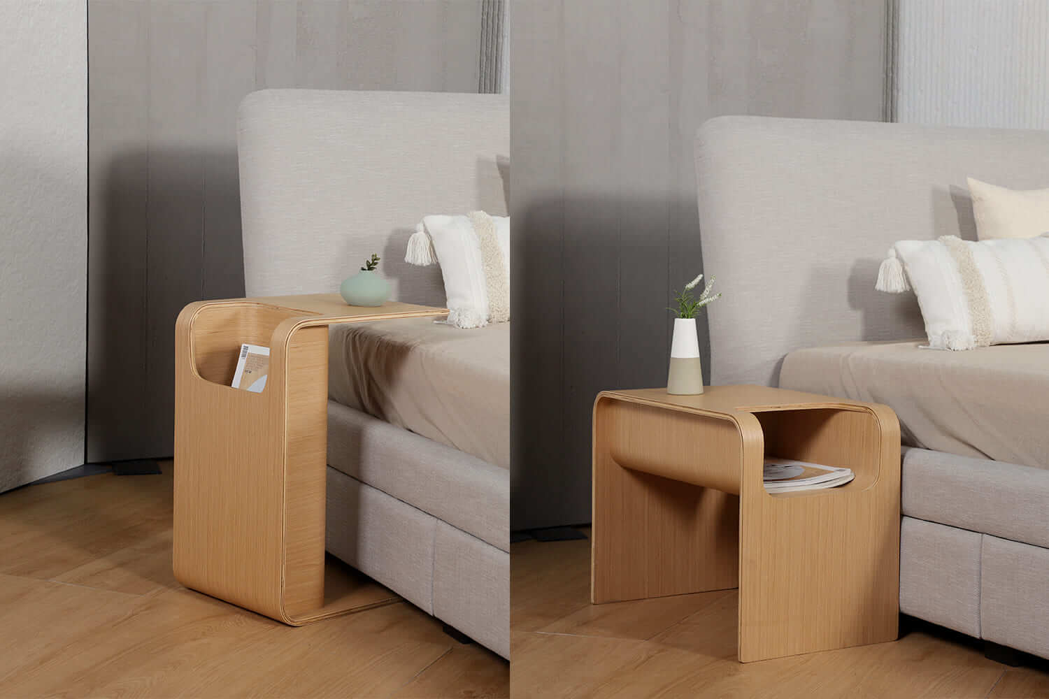 Delilah Two Way Side Table Bedroom - Comfort Furniture