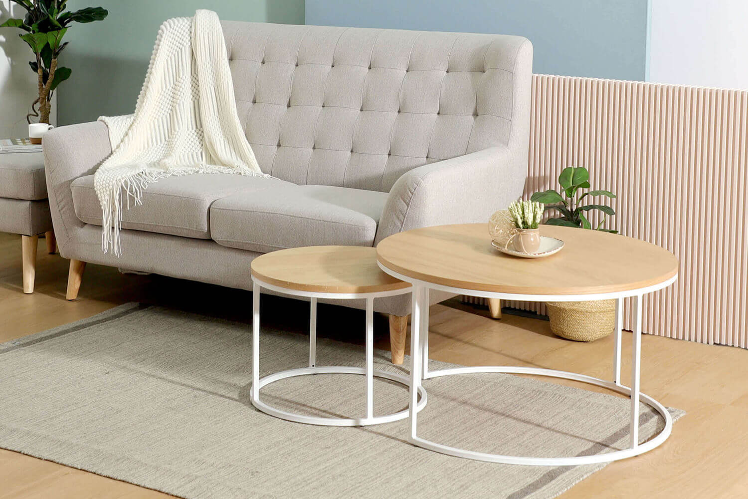 Gaby 2 in 1 Nestable Table 2 - Comfort Furniture
