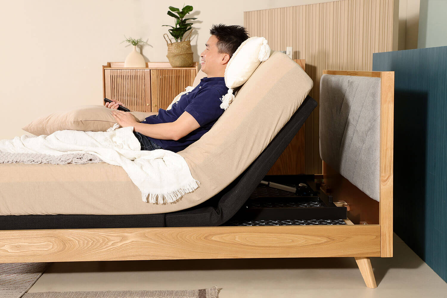 Janelle Adjustable Bed TV Position - Comfort Furniture