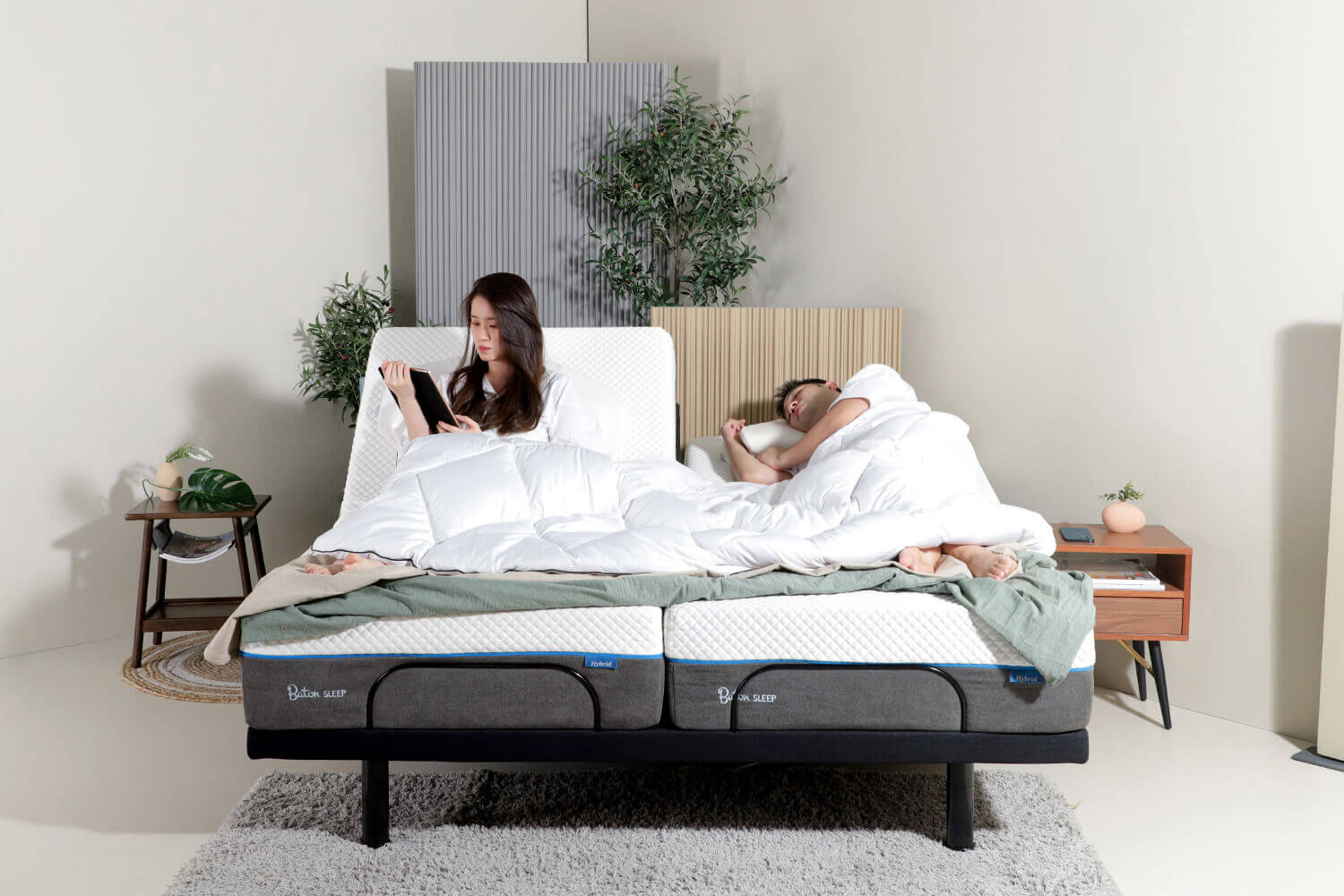Split King Benita Adjustable Bed 1 - Comfort Furniture
