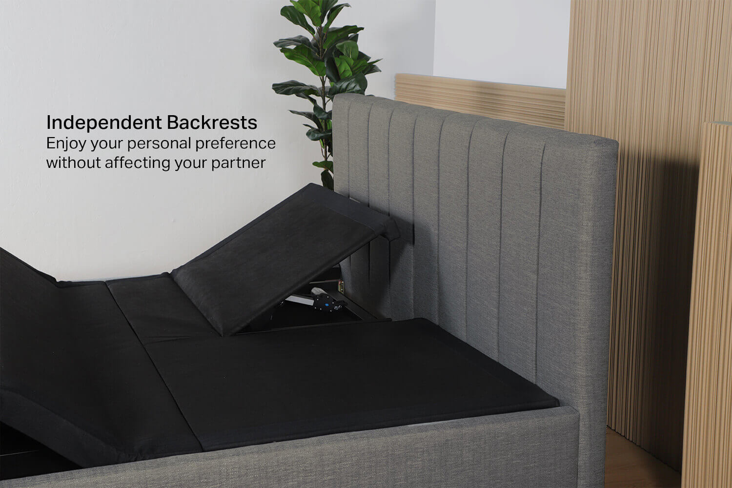 Split King Split Control for Backrest Adjustable Bed - Comfort Furniture