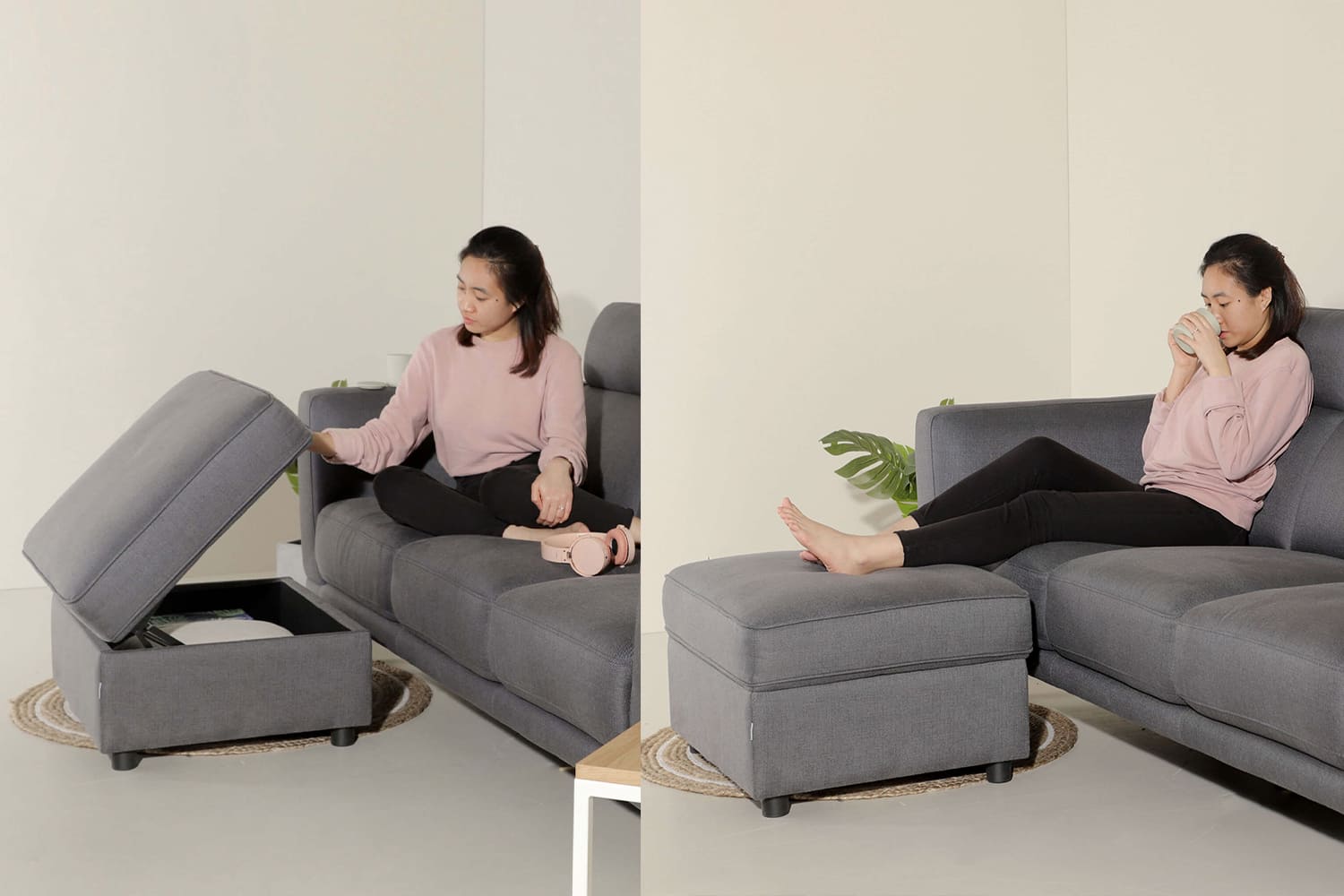 Storage Space Treasure Ottoman 2 - Comfort Furniture