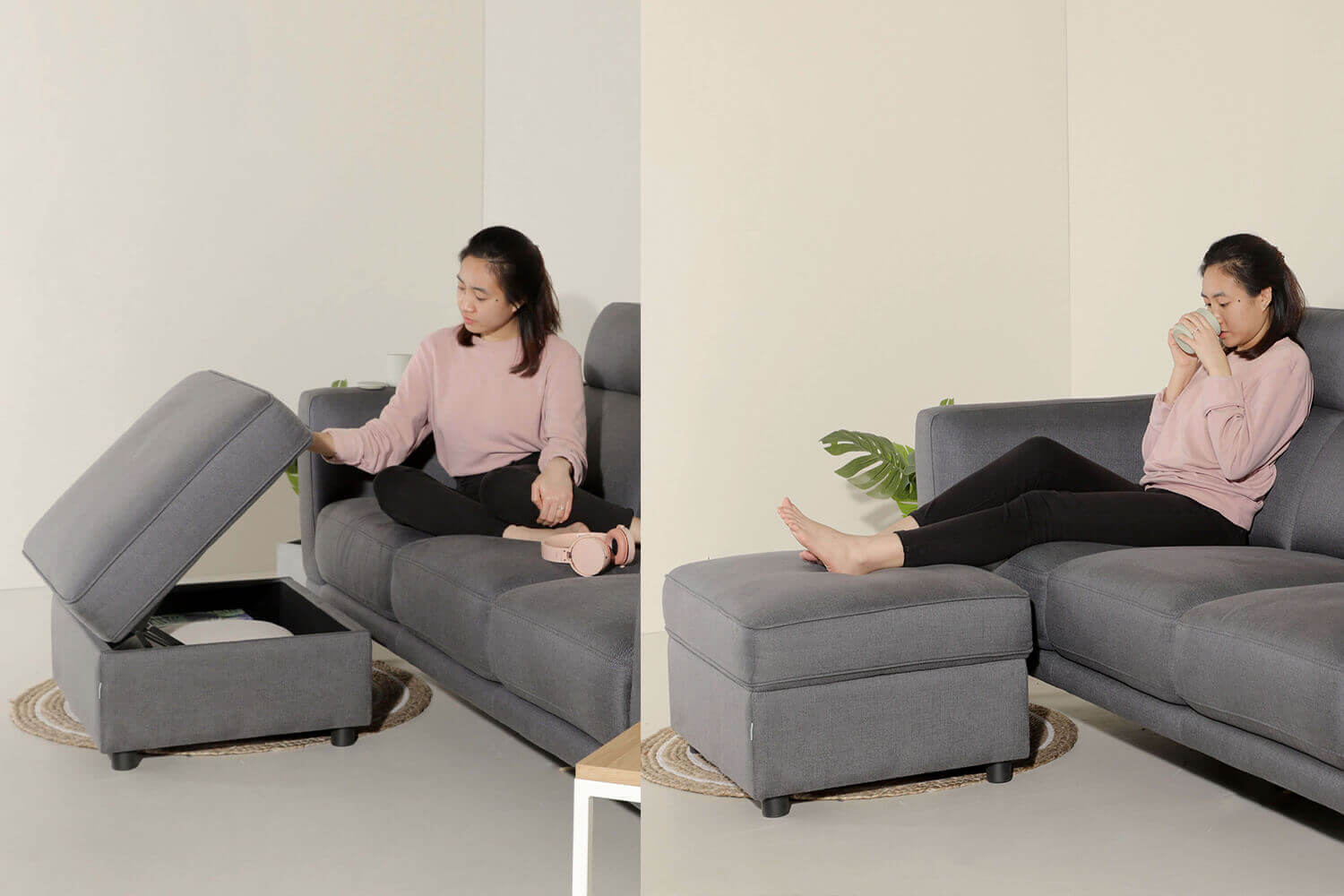 Storage Space Treasure Ottoman 2 - Comfort Furniture