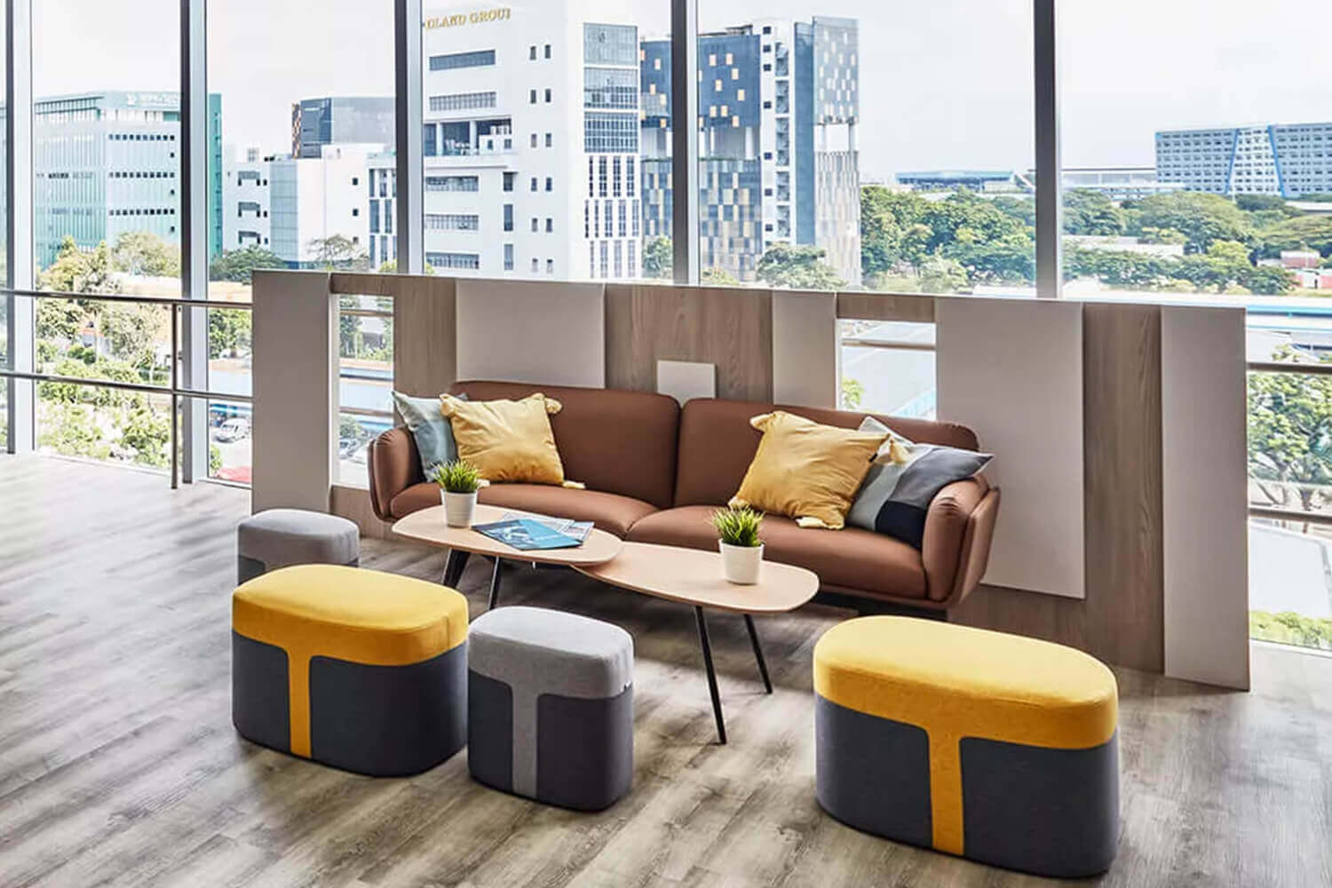 Tanalyn Sofa Bruno Pouf Reception - Comfort Furniture