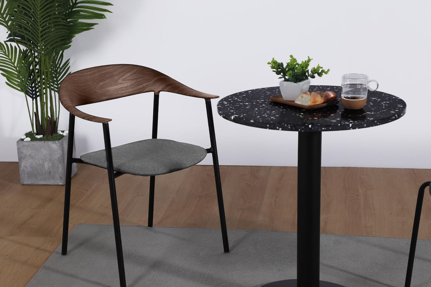 Terrazzo Table Hikar Dining Table - Comfort Furniture