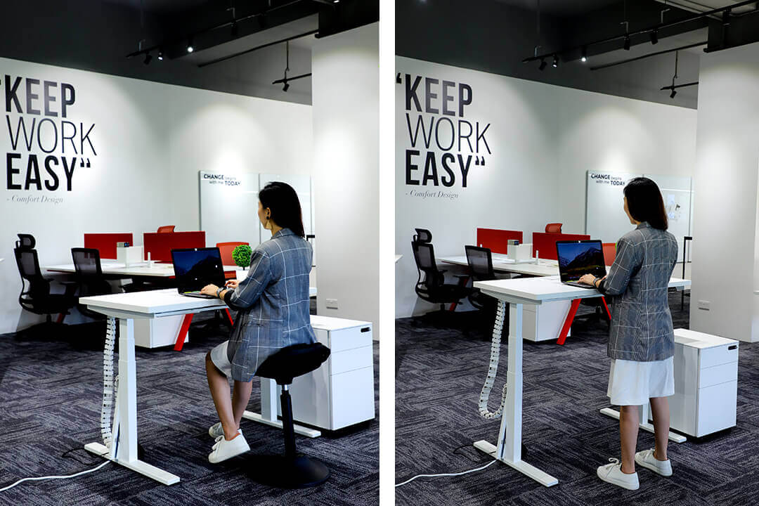 Tito Height Adjustable Table 1 - Comfort Furniture