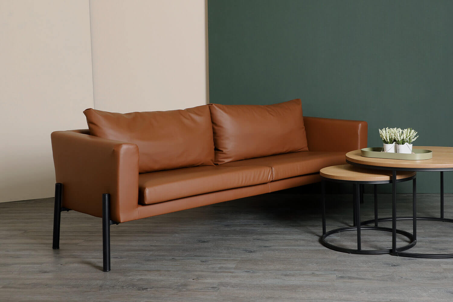 Kirei Sofa Faux Leather - Comfort Furniture