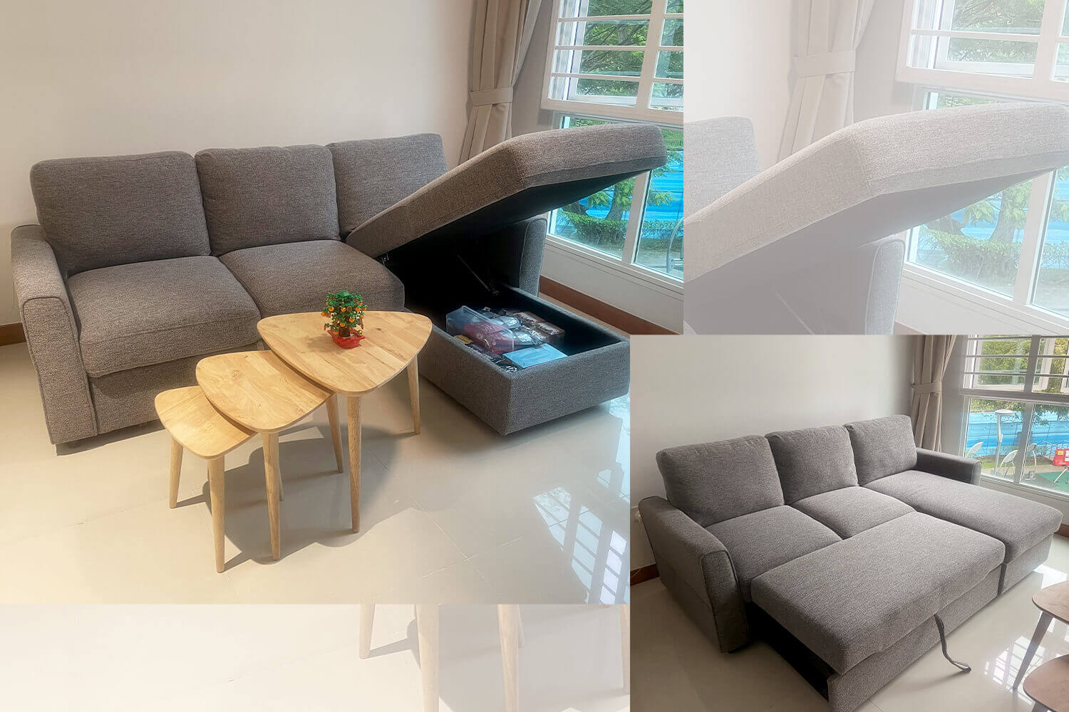Leonard Sofa Living Room Sofabed Storage - Comfort Furniture