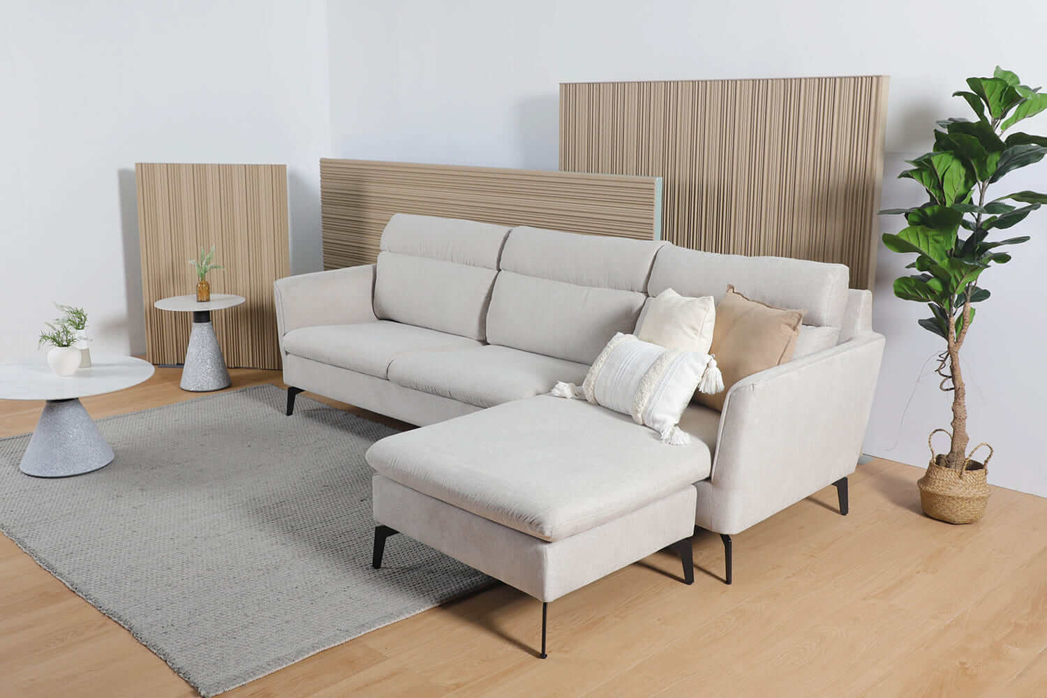 Reiko Sofa L Shaped - Comfort Furniture