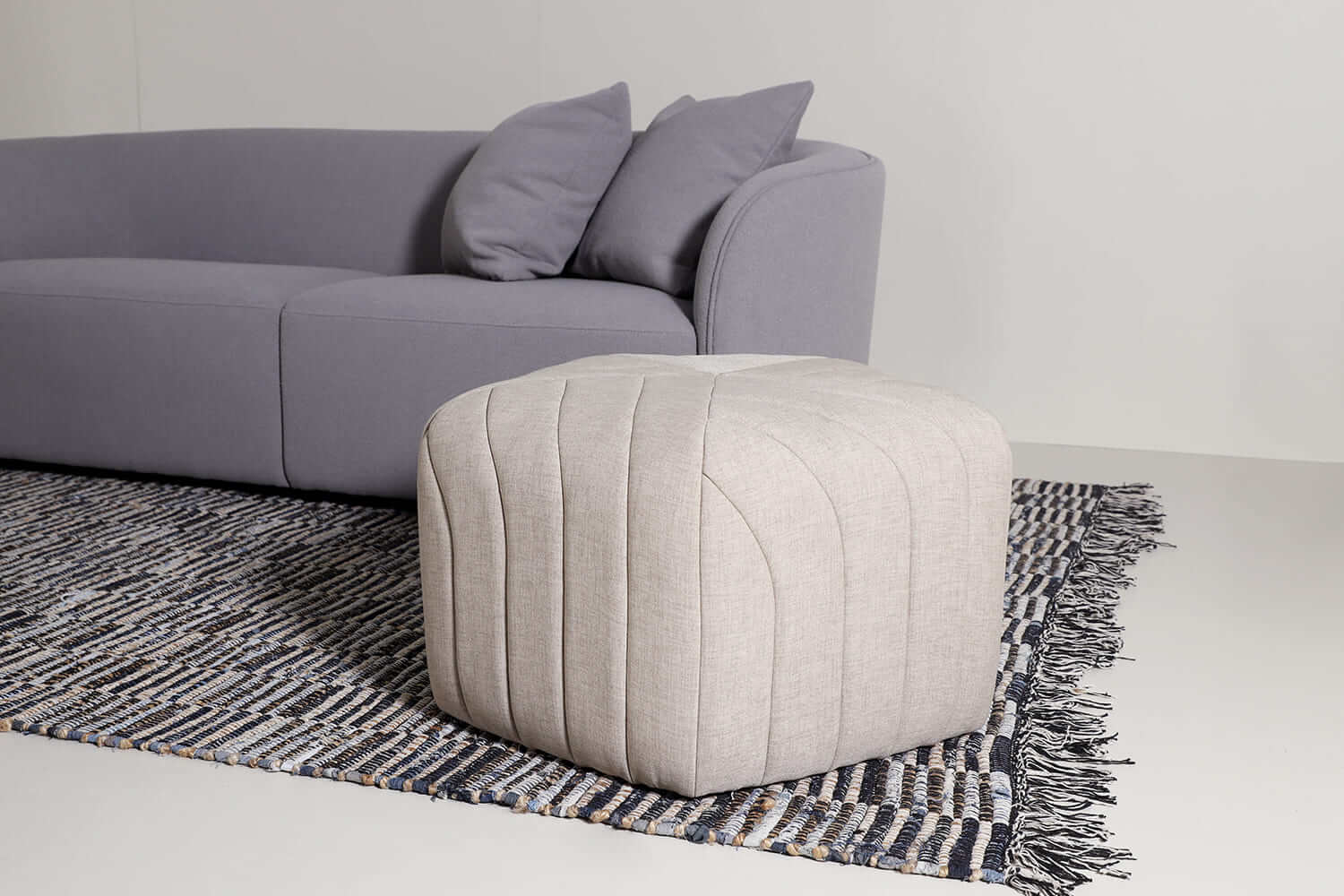Torino Pouf Ottoman - Comfort Furniture