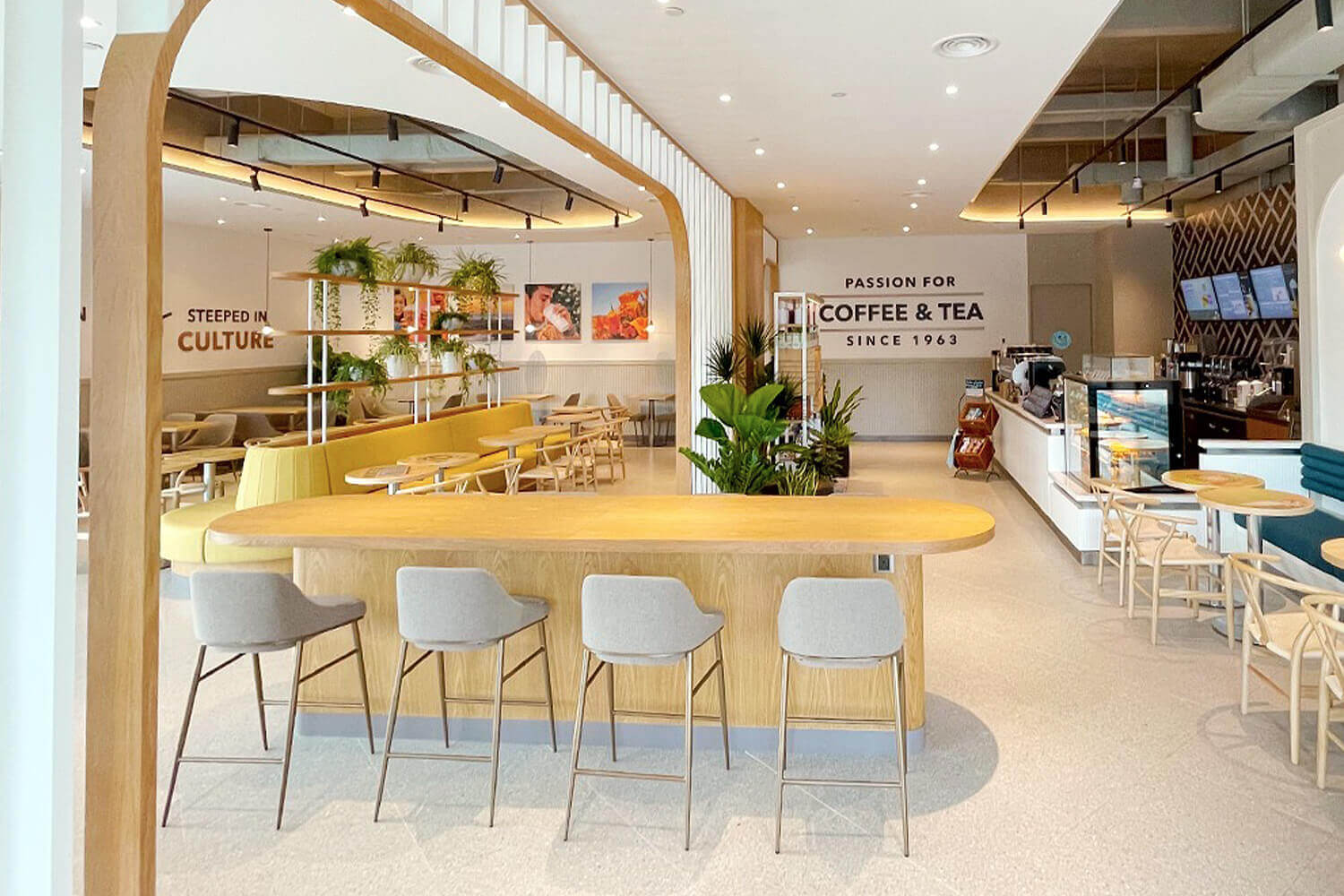 Coffee Bean Cafe: Modern Scandinavian Interior Style - Comfort Design Furniture
