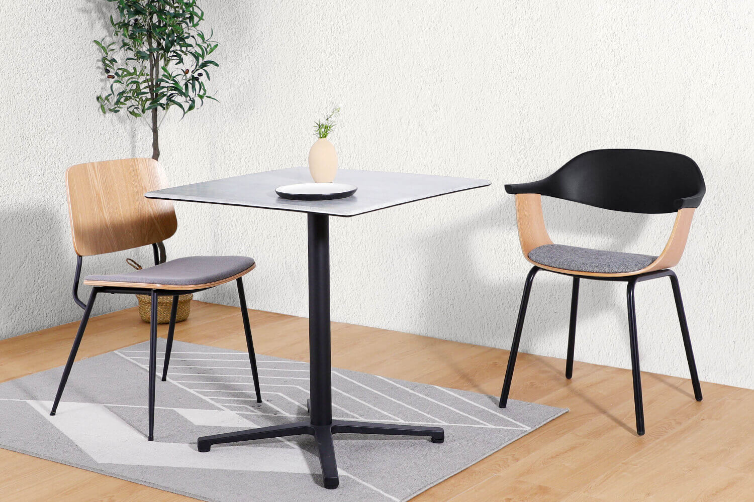 Voss x Grit Non-Foldable Dining Table - Comfort Design Furniture