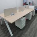 Turnkey Lender | Product Seen: [Apex Workstation – Double sided & Dan Mobile Pedestal - 2 Drawers - Standard Size]