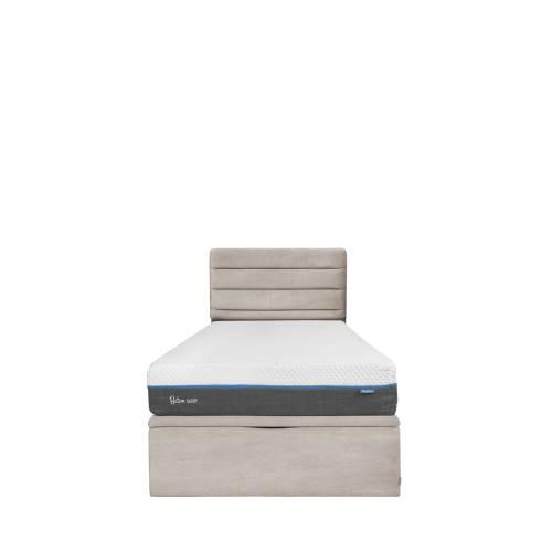 Ascot Storage Bed Frame with Headboard - Single
