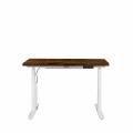 Light Walnut Butcher Top + White Base