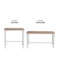 [Decker Bar Table – W1100 & Amelia Barchair]