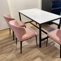 Residence - Holland Drive | Product Seen: [Sintered x Decker Dining Table - W1400, Elephant Halved-Arm Chair & Haru Bench - Cushioned Seat/Ricky Metal Leg]
