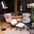 [Gianni 4-Prong Lounger, Gianni 4-Legged Lounger & Dasha Coffee Table – Marble]