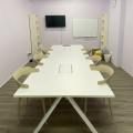 Teacher Joey - Kovan | Product Seen: [Hangon Halved-Arm Chair & Apex Conference Table]
