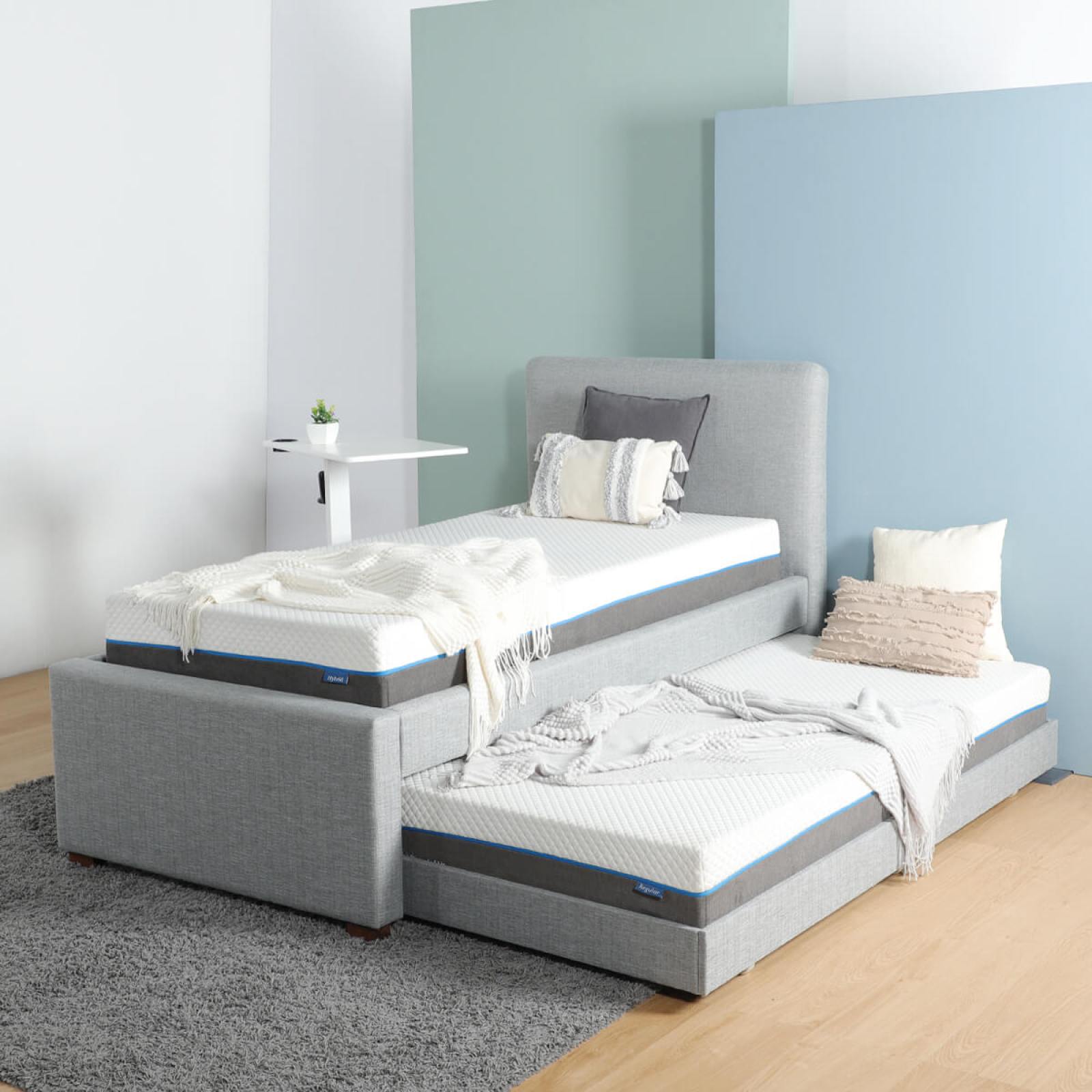Jake upholstered bed frame sale
