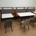 Raw Design - Ang Mo Kio | Products seen: [Omori Side chair, Strap booth #2 & Customised Laminated Table top + Filo Table base]