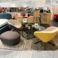 [Spade Lounger, Pebble Stool/Ottoman, Yoko Modular Shelf, Peggy Chest of Drawers / Shelf & Portia Coffee Table – Big / Small]