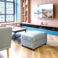Blue Oasis at Tampines | Products Seen: [Neuron 3 Seater Sofa, Treasure Ottoman (Storage) & Harrison Coffee Table/Dining Table (Convertible) - V2]