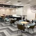 Prudential Assurance Company Singapore | Product Seen: [Tuscany Armchair, Brunella Barchair - SH750 & Customised Laminated tabletop + Cosson Table Base]