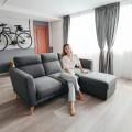 Apartment - @wafflenessa | Product Seen: [Neuron 3-Seater Sofa - Dark Grey & Treasure Ottoman (Storage)]
