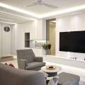 Modern Contemporary Home by @ace_interiordesign | Product Seen: [Shavick Lounger, Terrazzo x Ohio Coffee Table, Kayama 3–Seater Sofa & Kayama Ottoman]
