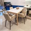 Residence - The Hillford | Product Seen: [Fondue Arm chair & Sintered x Shiro Dining Table - W1400]