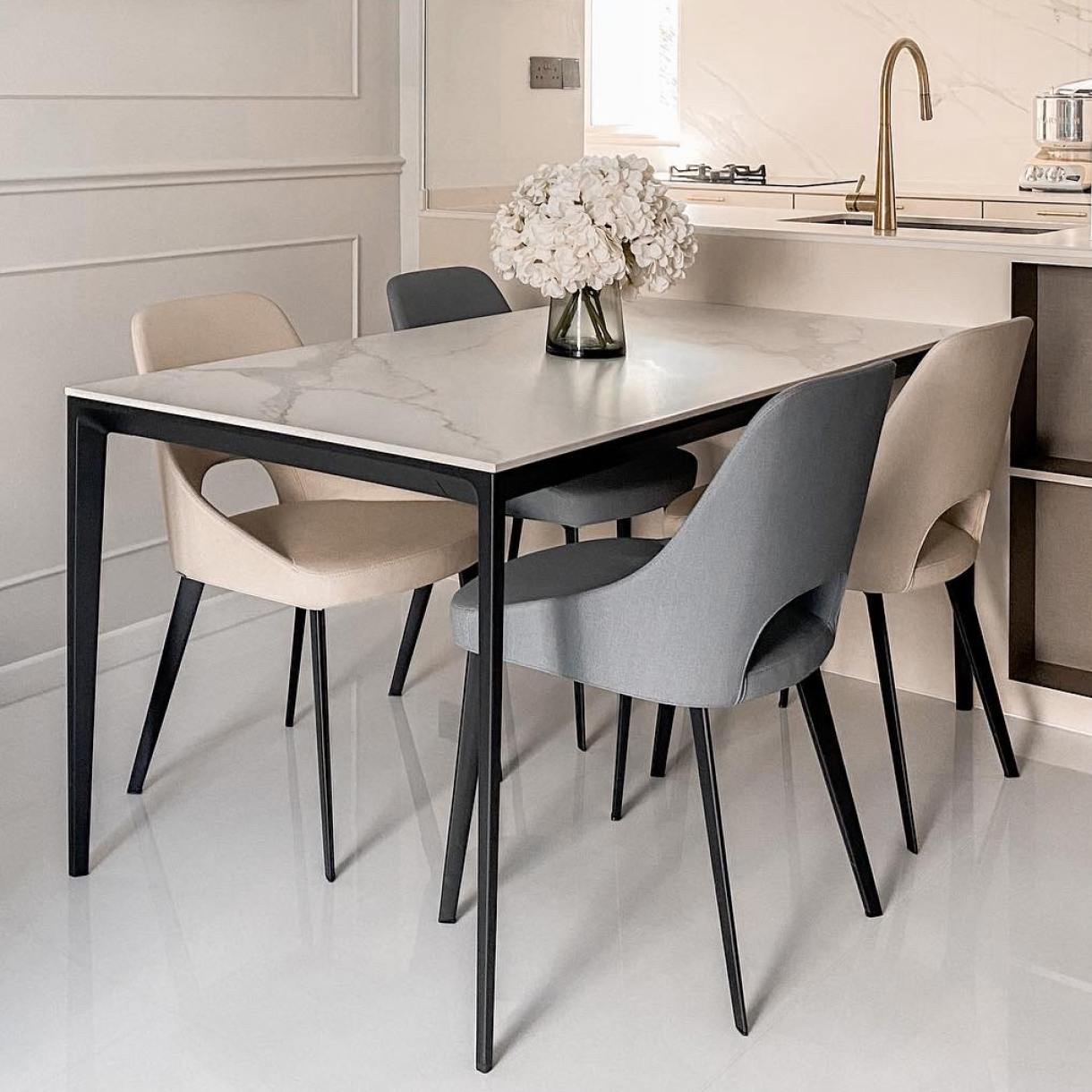 The Cascadia by @cherripei.id | Product Seen: [Brandon Side Chair & Sintered x Rishi Dining Table - W1400]