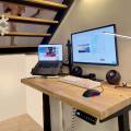 Work from Home Desk | Product Seen: [Butcher x Tito 1 Height Adjustable Table - W1200]