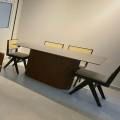 Yishun Ave 11 Residence | Product seen: [Sintered x Ohio Dining Table - Stadium - Customisable & Sera Sidechair - Rattan]