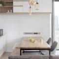 Project by @flyingideas.sg @interiors_by_seeck | Product Seen: [Brunella Side chair & Ricky Dining Bench/Table – Customisable]