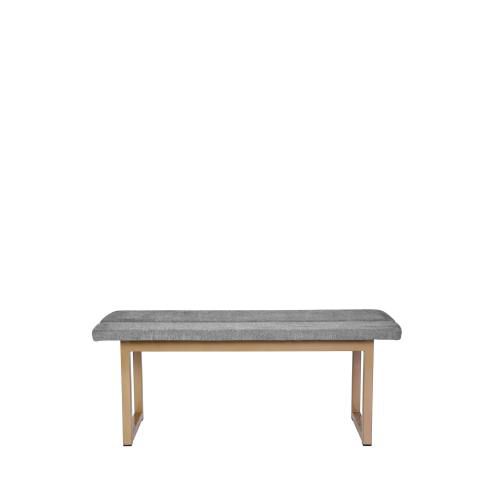 Haru Bench - Cushioned Seat/Ricky Metal Leg - W1100