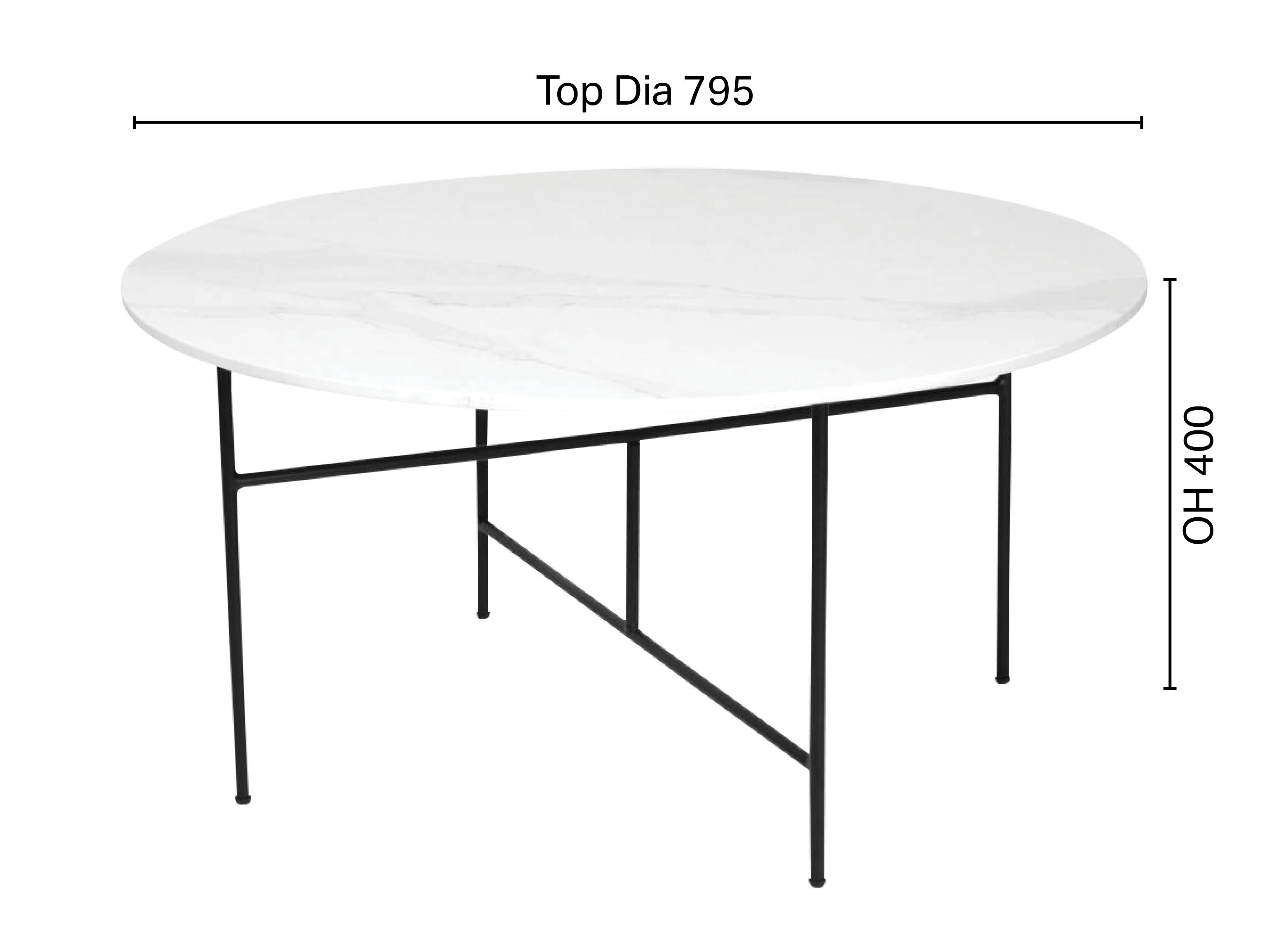Adonis Coffee Table – Rd800 (Ceramic)