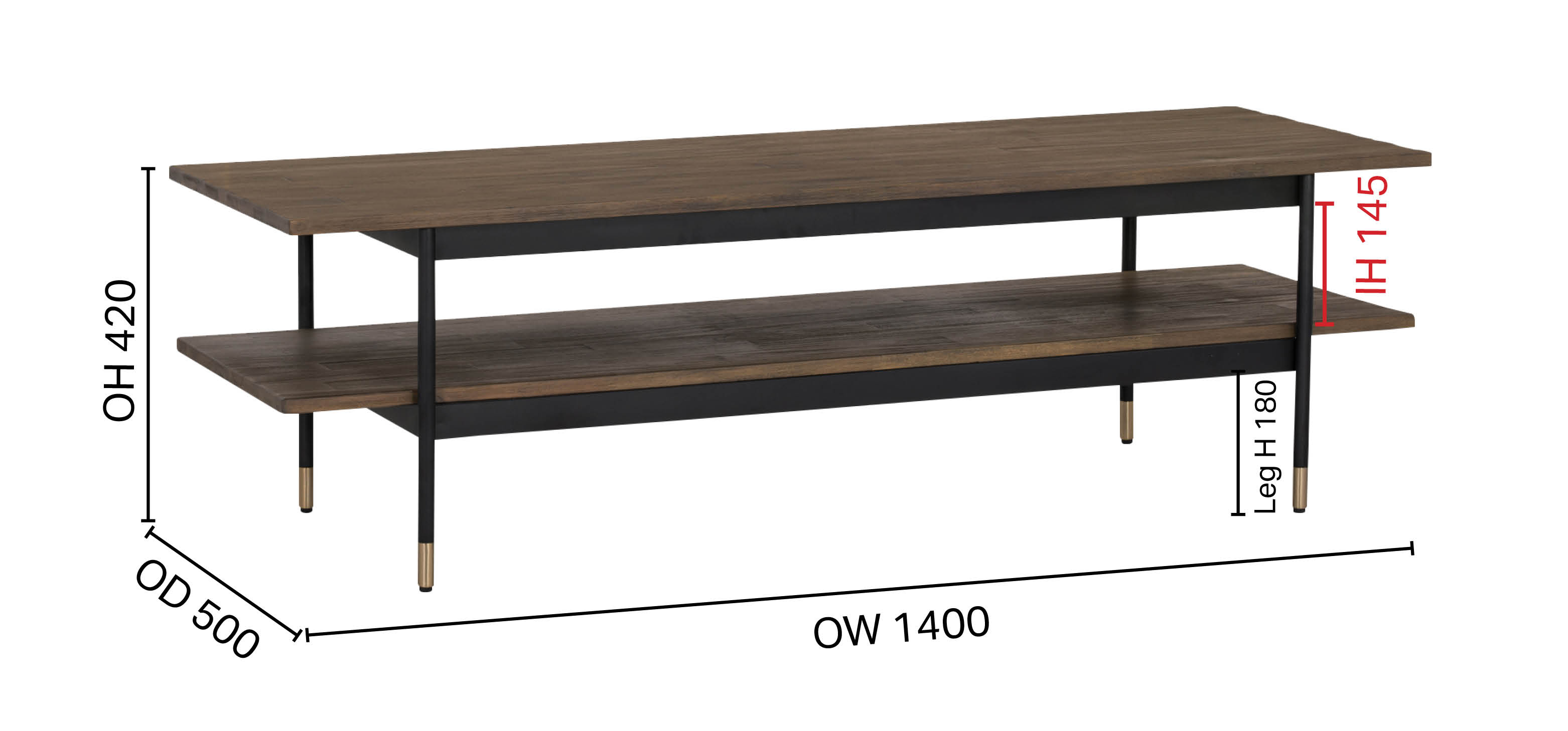 Brody Coffee Table - W1400