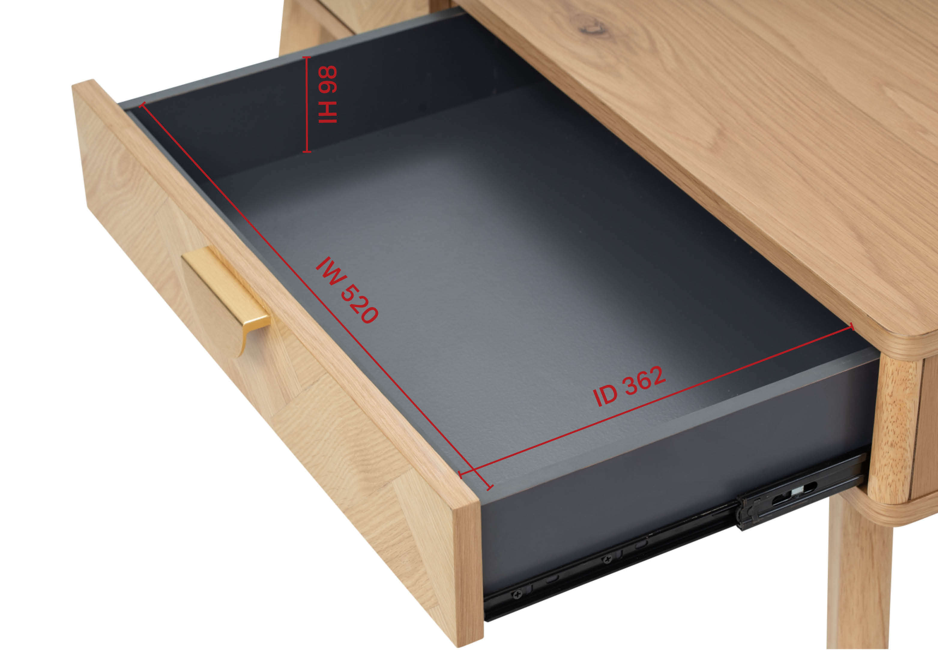 Carson Study Table - W1200