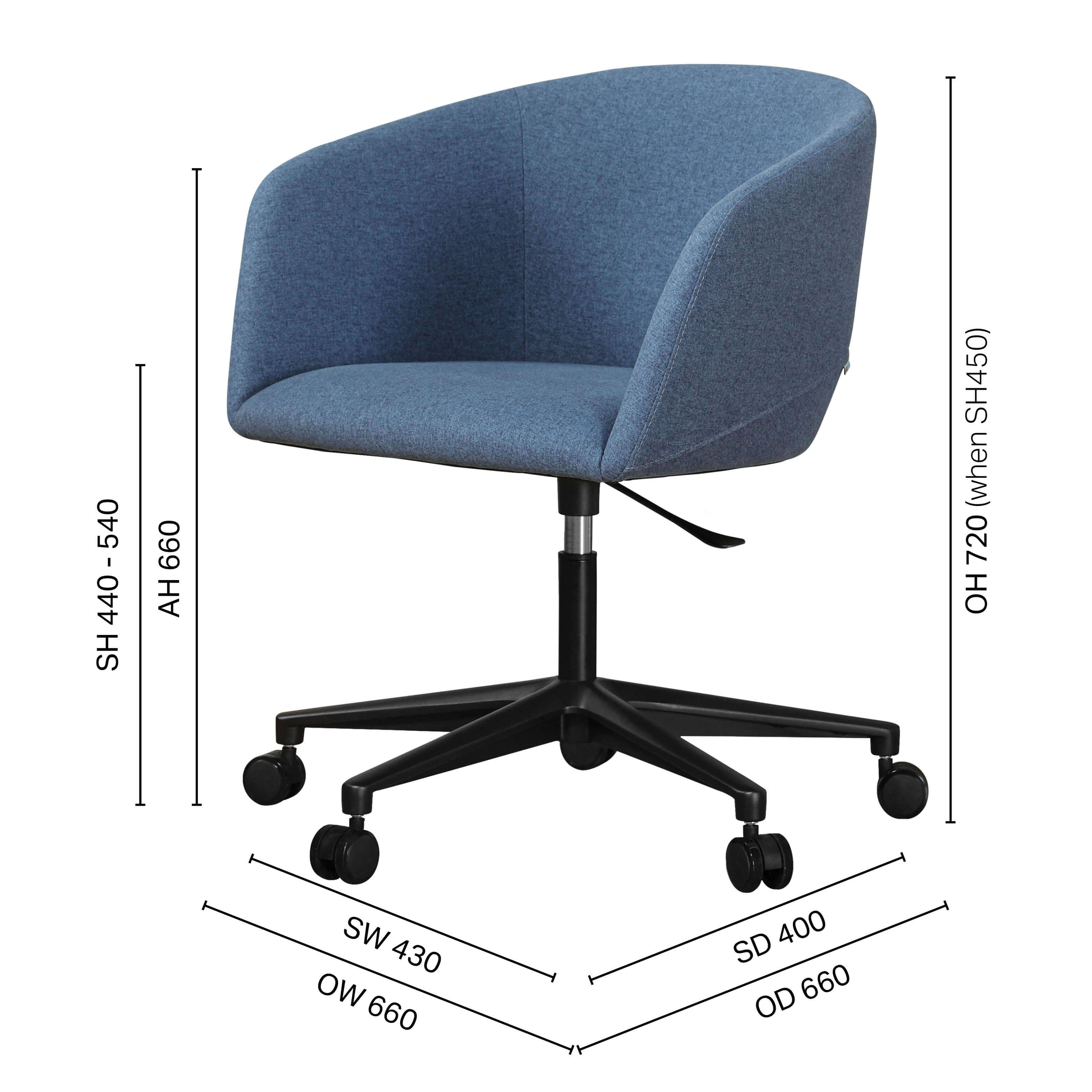 Colin Lounger - Castors