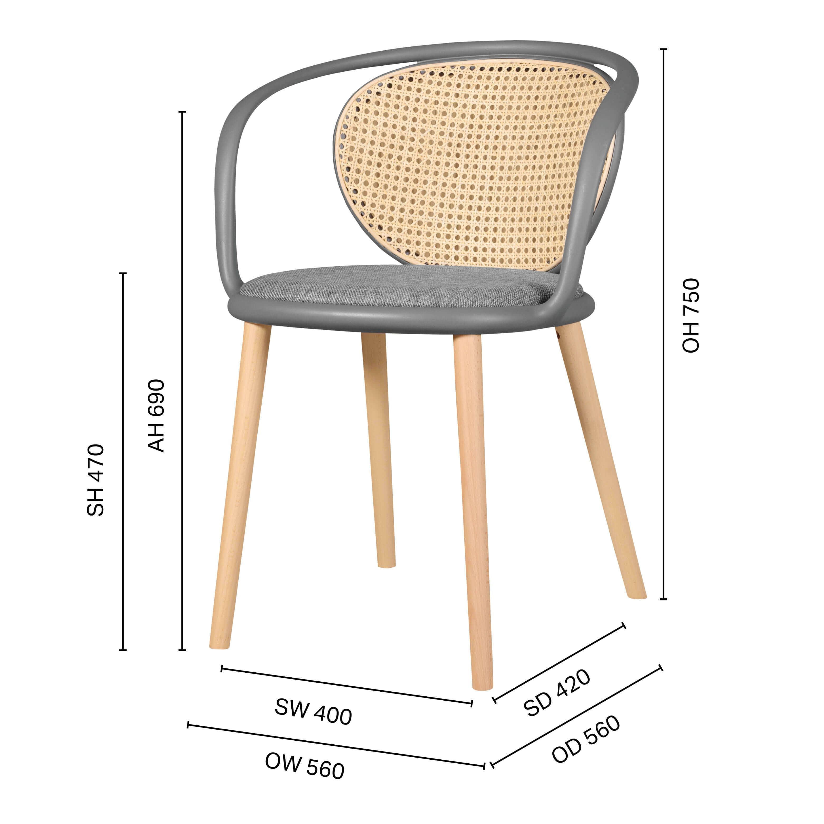 Danilo Armchair - Rattan
