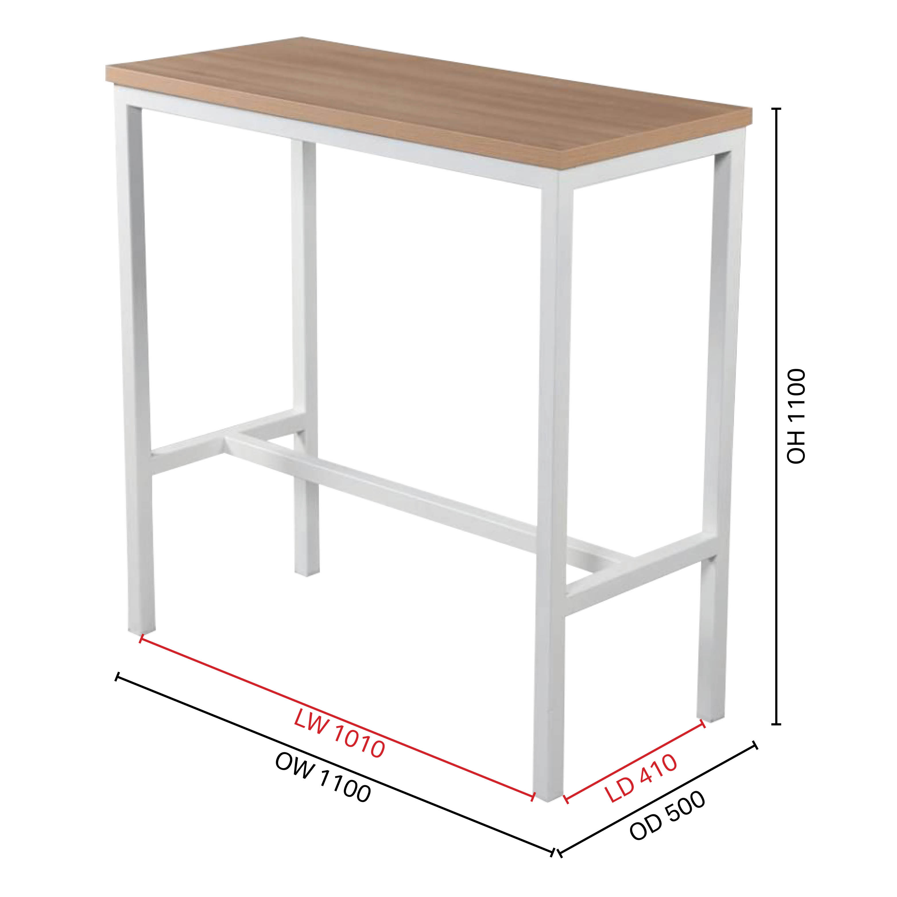 Decker Bar Table – W1100